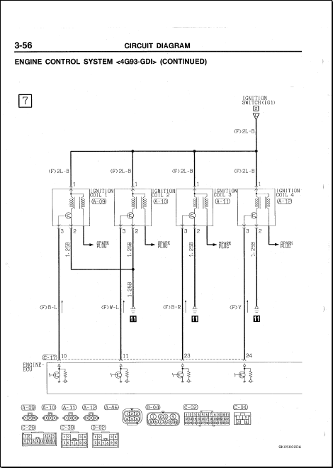 Mitsubishi Pajero iO, 1999, Body, Chassis, Wiring Diagrams, Electrical