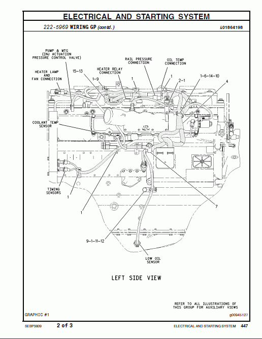 C7 Cat Engine Breakdown Diagrams