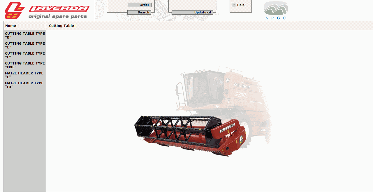 Laverda, spare parts catalog for Laverda combine and etc., LAVERDA ...