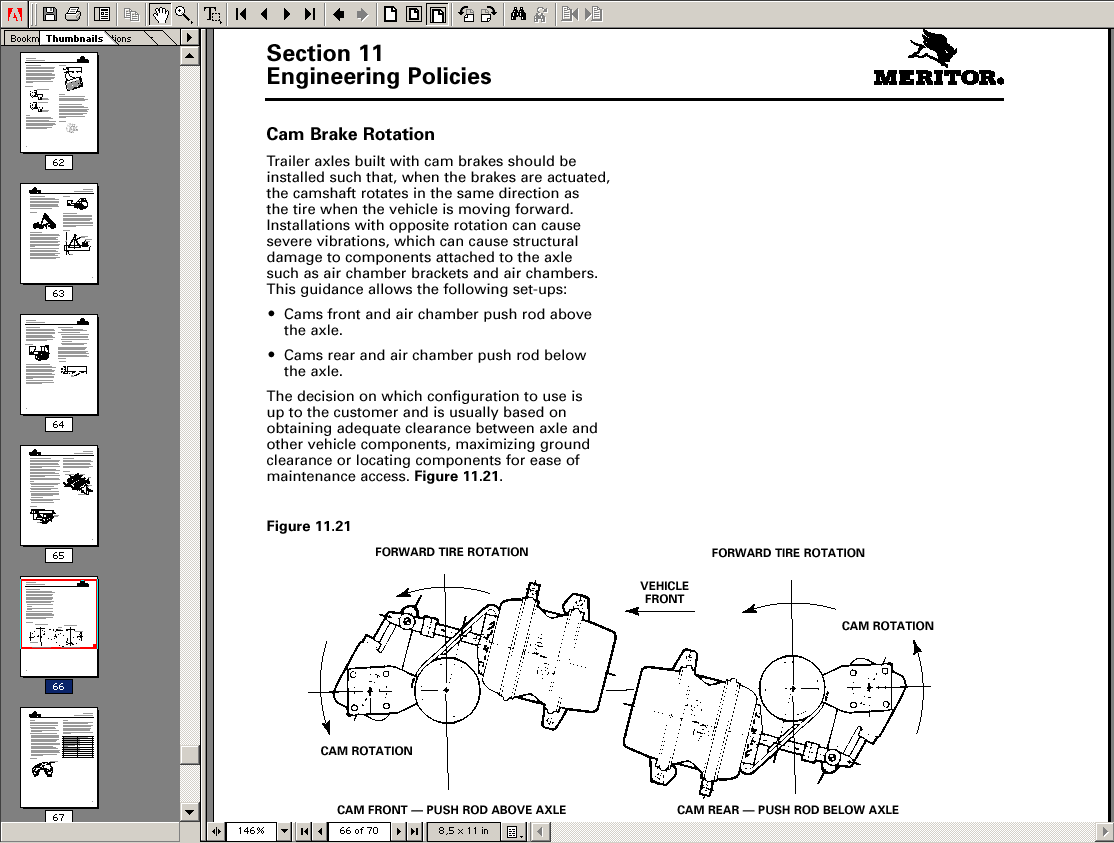 Meritor Technical Electronic Library, Warranty Information, Product