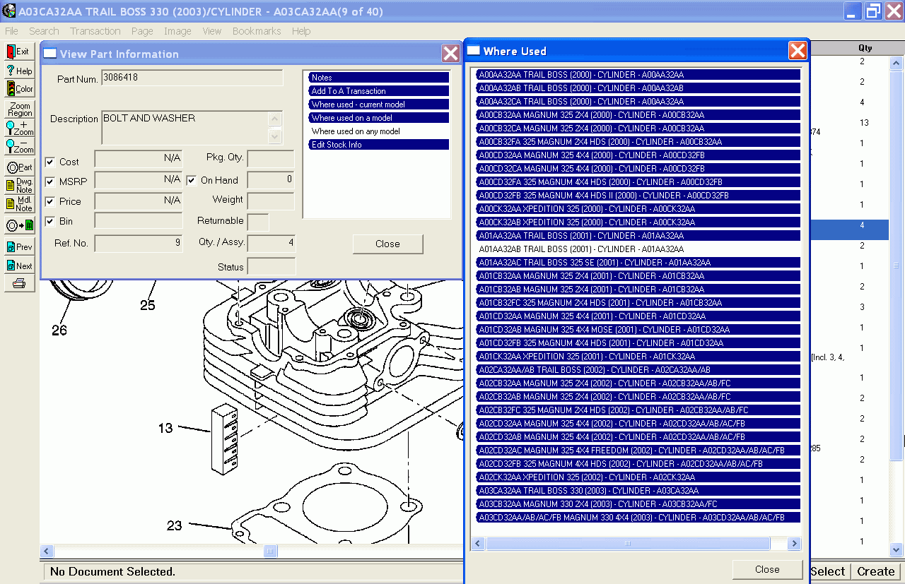 Polaris, PartSmart, spare parts catalogs for ATV, PWC, RGR, SNO