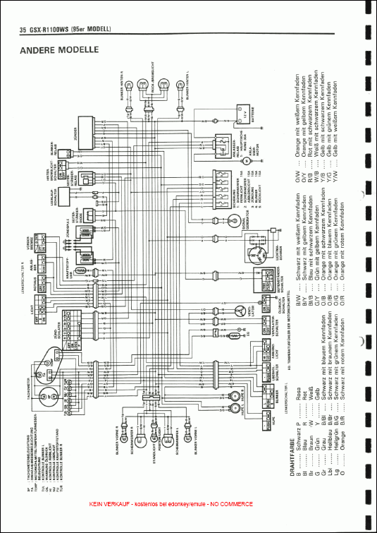 Схема проводки suzuki rf400