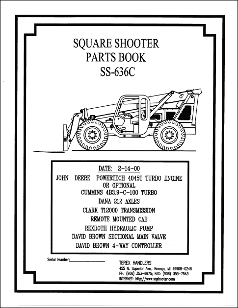 Terex Lifts, parts catalogues and Terex Lifts workshop manuals, Terex