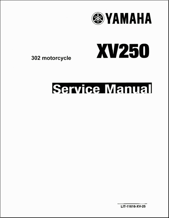 Yamaha XVS650, repair manual for Yamaha XVS650, YAMAHA XV16AL / XV16ALC