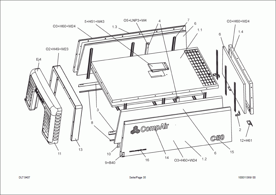 CompAir, spare parts list Spare Parts Catalogs EPC, Service Manual