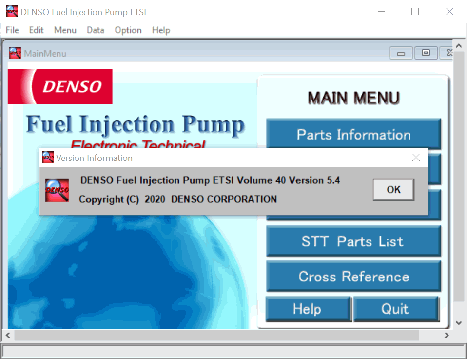 Denso 2021, 5.50, Fuel Injection Pump Electronic, Technical Service