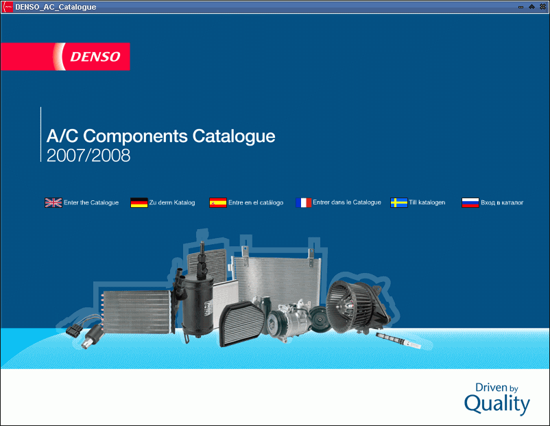 Denso A/C Components Catalog, spare parts catalog, Denso A/C Components