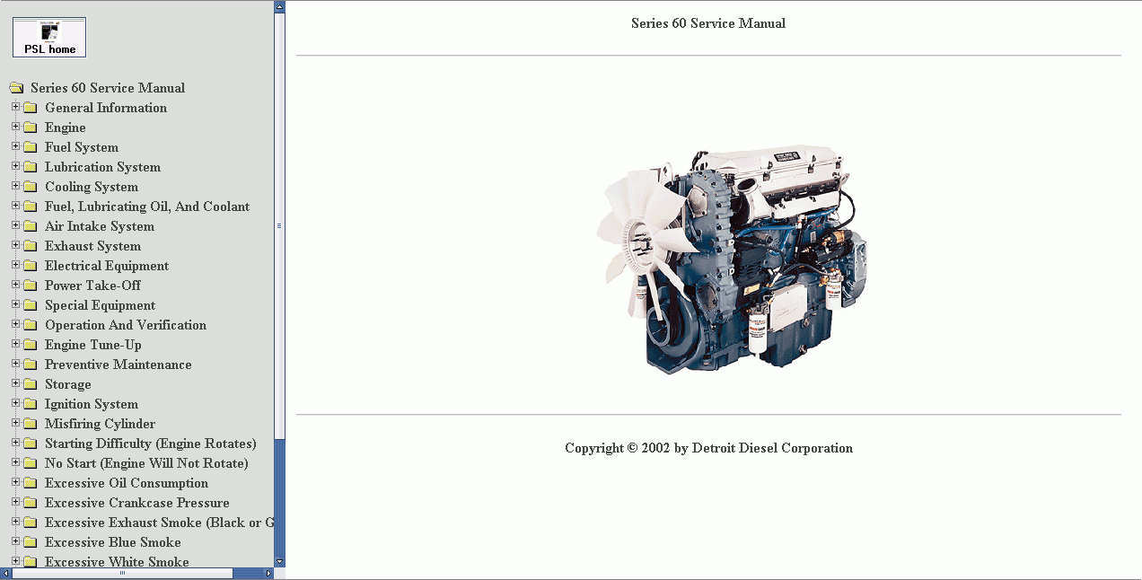 Detroit Diesel 60 Series Service Manual, Service Manual for Detroit