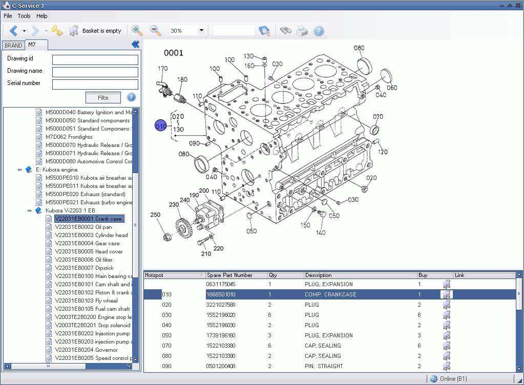 HIAB, spare parts catalogs and service manuals for HIAB, ZEPRO, MOFFETT