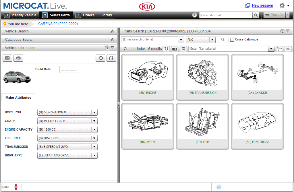 Kia Mcat 2025, spare parts catalog for passenger KIA , commercial KIA