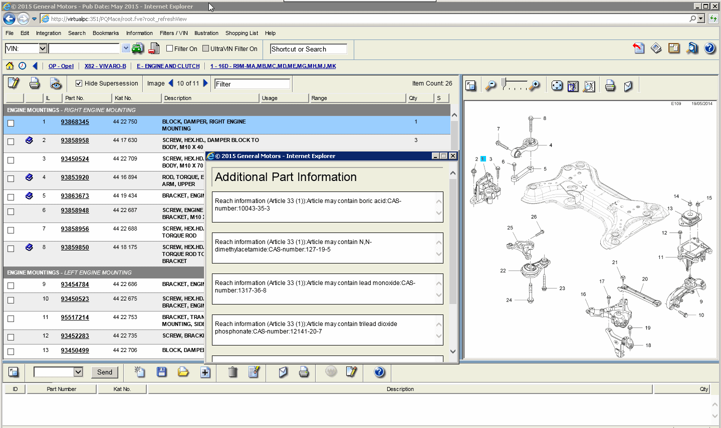 Opel EPC4 2015, spare parts catalog and accessories catalog for all