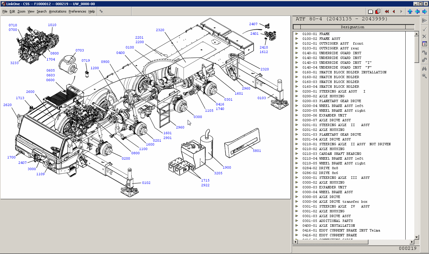 Tadano Spare Parts Catalog 2025 Cranes Cargo Crane TM/TME, M
