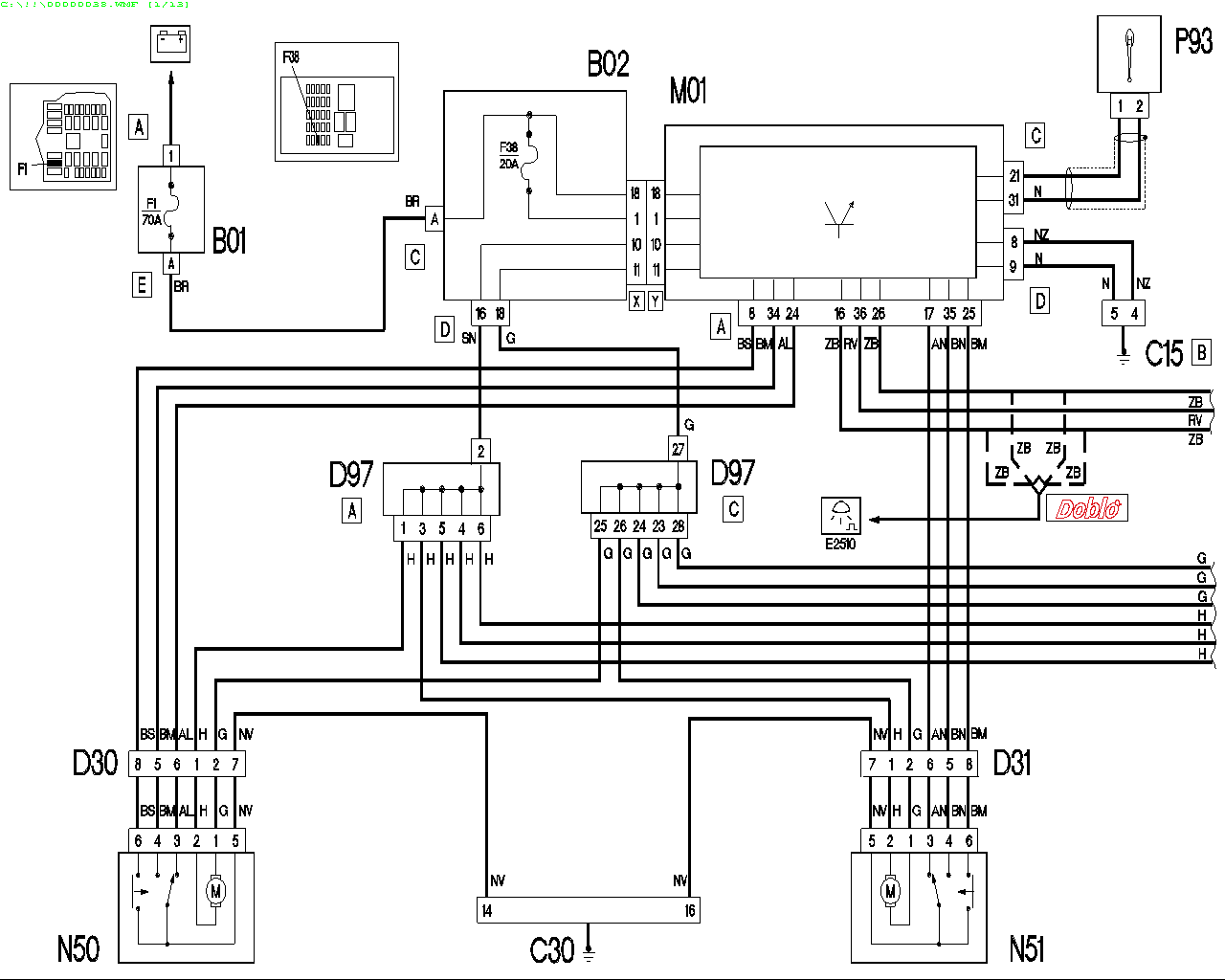 Alfa Romeo 166, The description of technology of repair and service